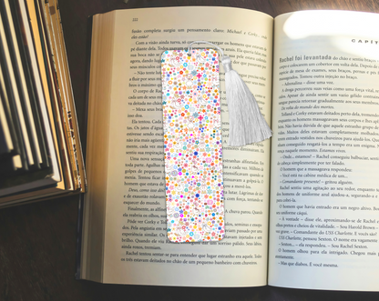 Cute Goose Bookmark – Pastel Spring Floral Aesthetic – Kawaii Goose Reading Gift – Square or Rounded Corners – With or Without Tassel
