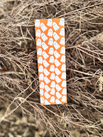 Here For The Spirt Ghost Halloween Bookmark-Helping Charity-Goth Tassel Cute Bookmark-Pumpkin Fall Gift For Book Lover-Autumn Spooky Season