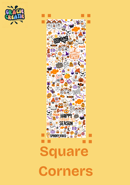 Pumpkin Spice And Everything Nice Halloween Bookmark - Spooky Season - Autumn Fall Bookmark - Pumpkin Spice Latte Perfect - Cosy Read - Gift Perfect