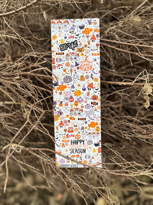 Pumpkin Spice And Everything Nice Halloween Bookmark - Spooky Season - Autumn Fall Bookmark - Pumpkin Spice Latte Perfect - Cosy Read - Gift Perfect