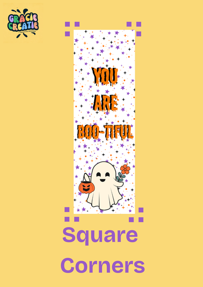 You Are Boo-Titful Halloween Bookmark-Book Lovers gift - Fall and Autumn Season Cuteness - Ghost Design - Charity Donation - Cosy Day Vibes